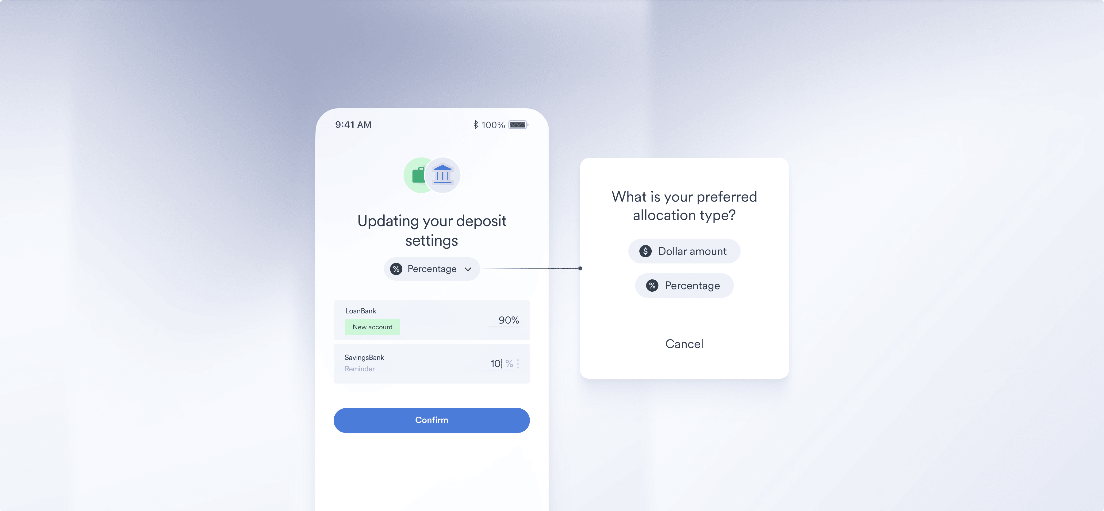 Customizable allocations-min