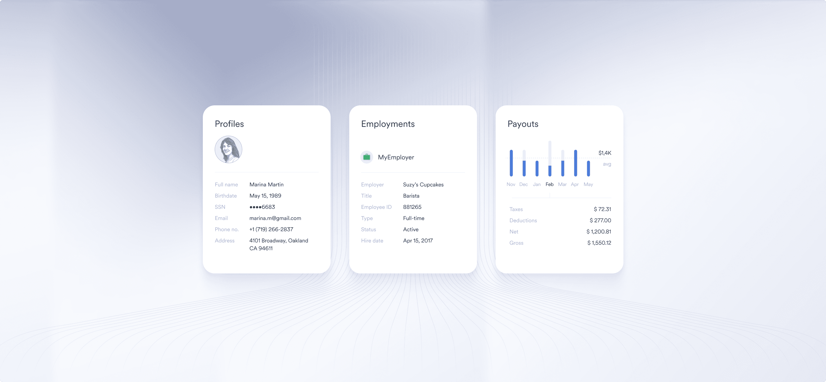 Ongoing data visibility